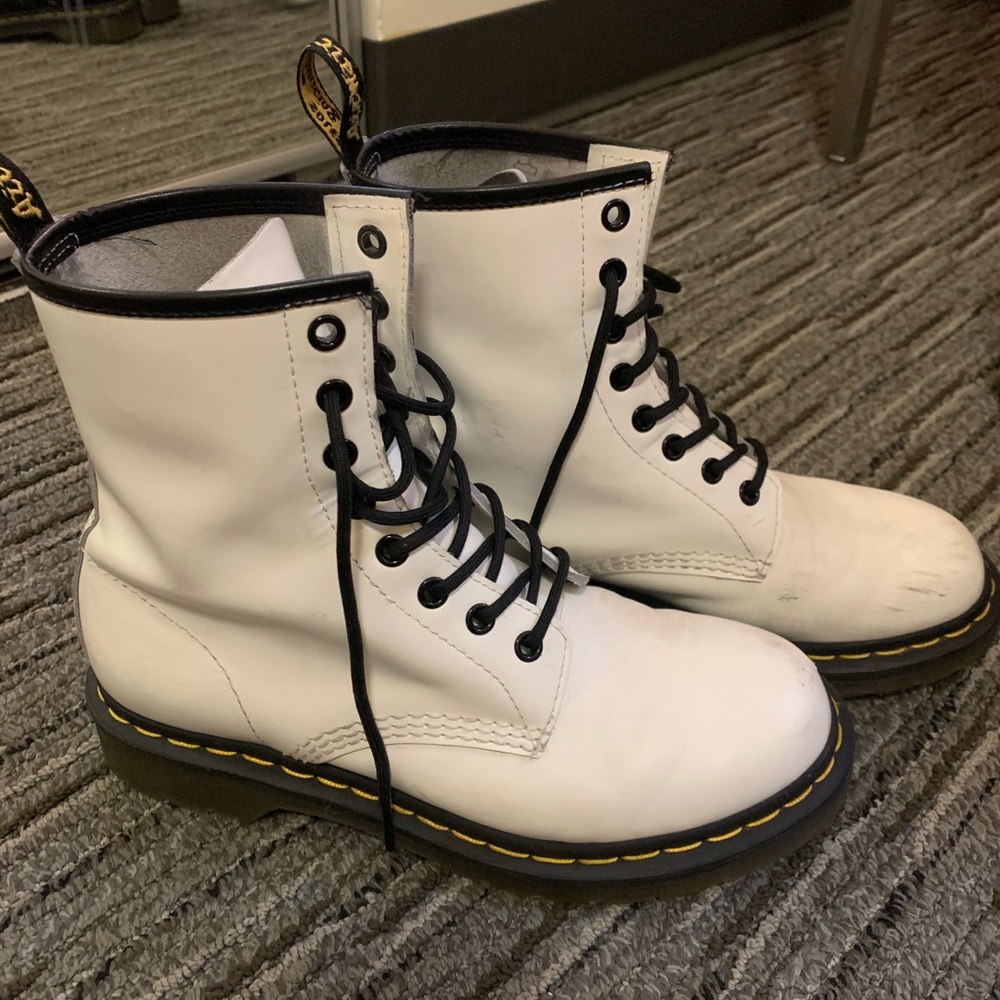 White Dr. Martens